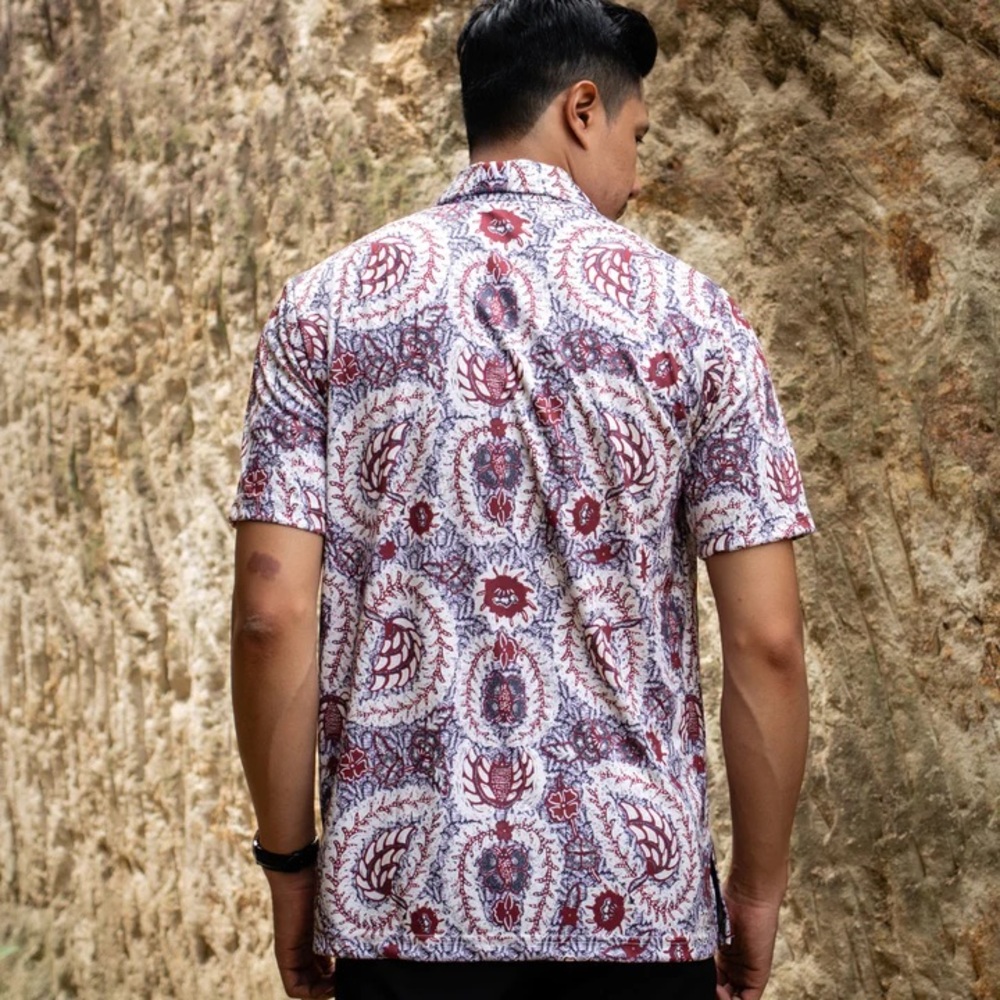 Luxury Performance Batik Shirt for Mens